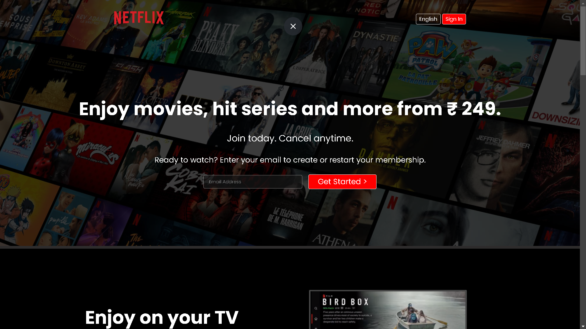 Netflix Clone Design
